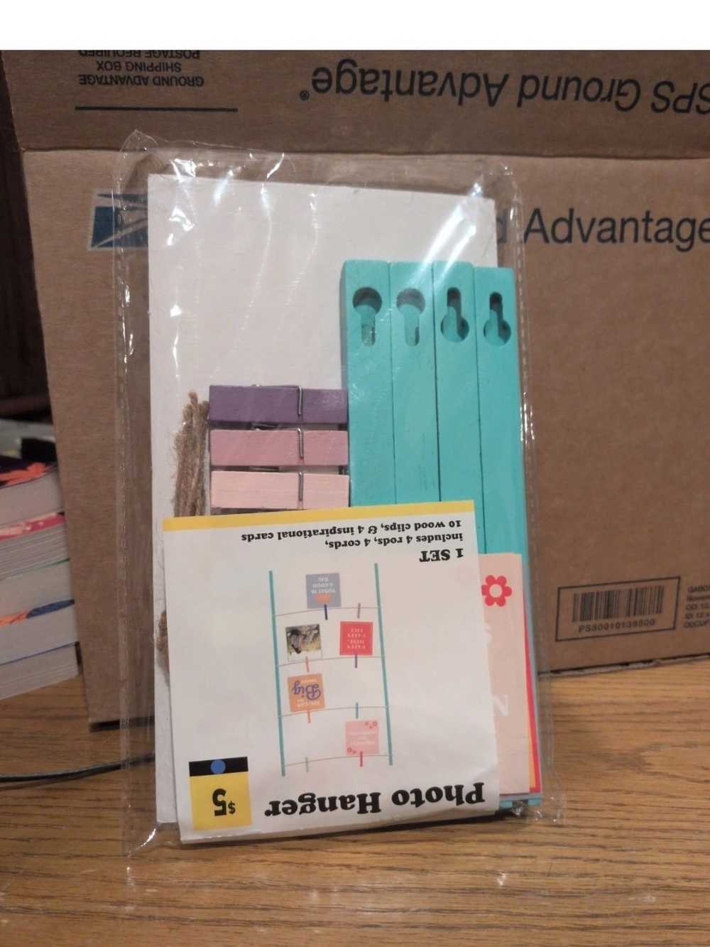 Photo Hanger Clips Set - Mint, Pink, Lavender